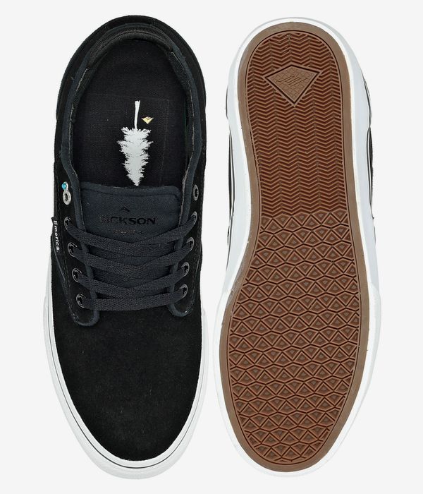 Emerica Dickson Schuh (black white gold)