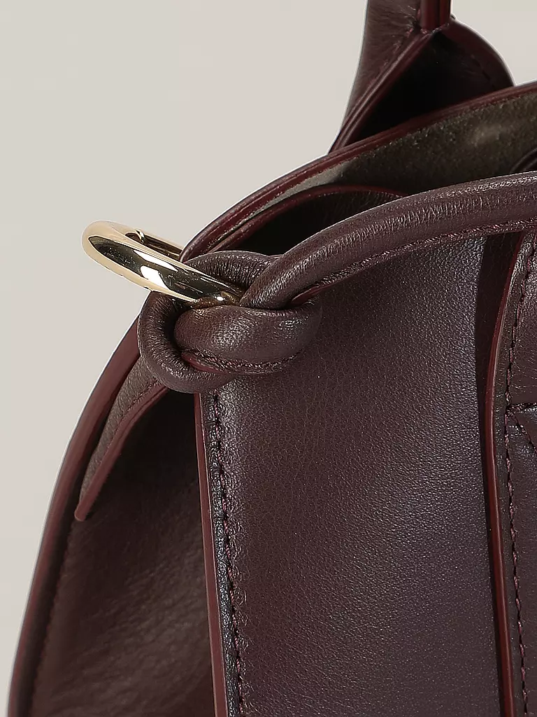 JULIA SKERGETH Ledertasche - Shopper Small dunkelrot
