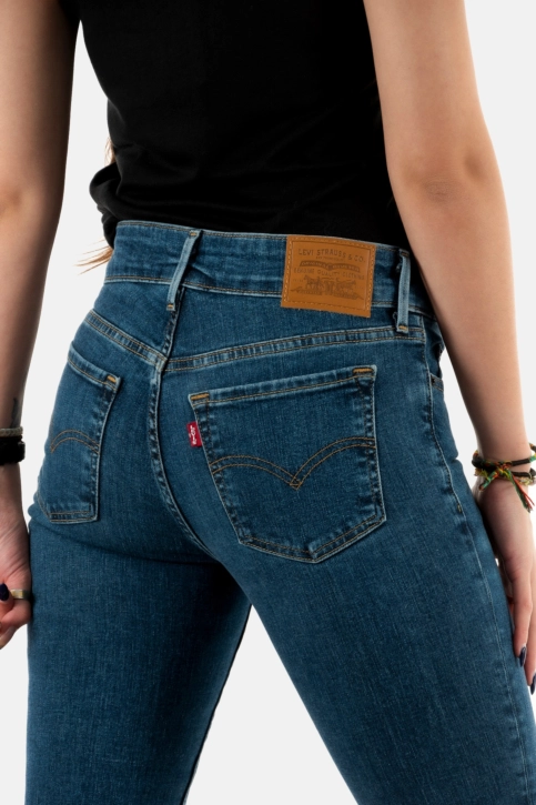 Jeans levi's® 711 double button 0002 blue wave mid