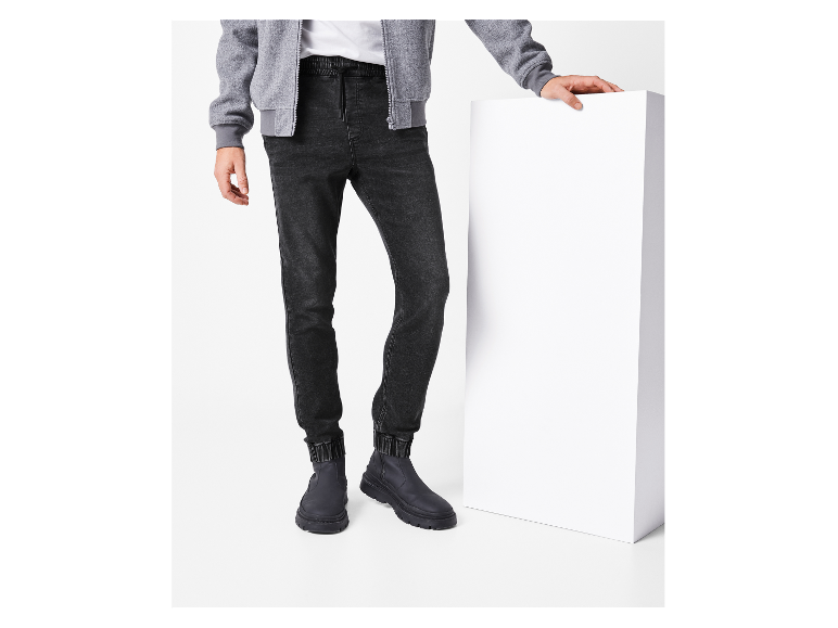 Heren denim joggers