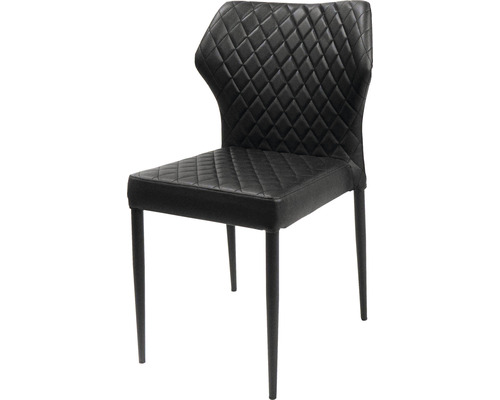 Stapelstoel VEBA Louis 57,5 x 49 x 81,5 cm staal zwart