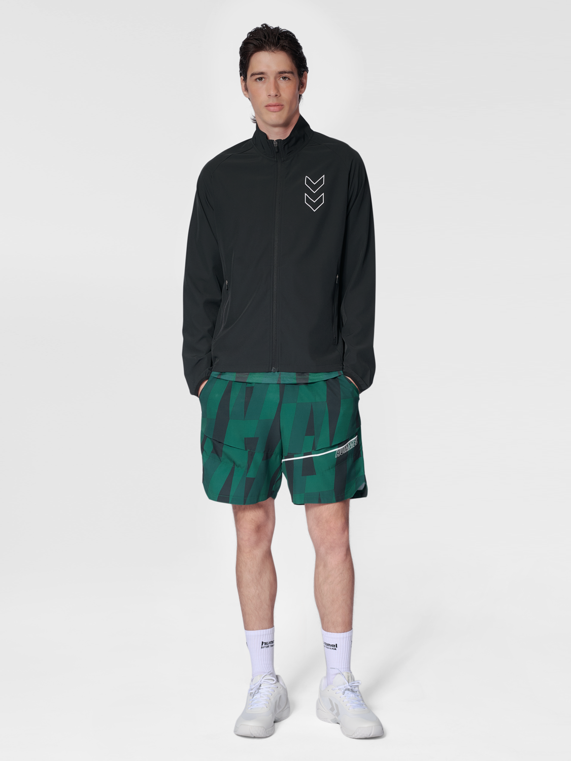 hmlCOURT AOP POCKET SHORTS