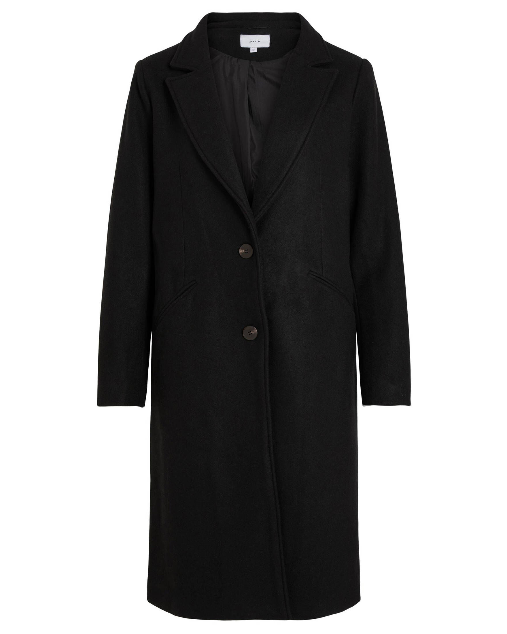 Vila| Damen Mantel mit Wolle VIVALJI