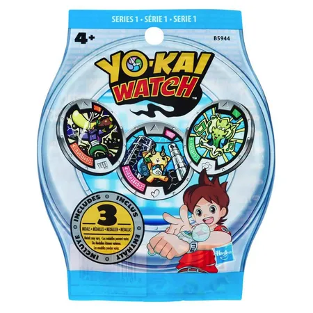 Hasbro Yo-Kai Watch Sammel-Medaillen, 3 Stück im Blind Bag