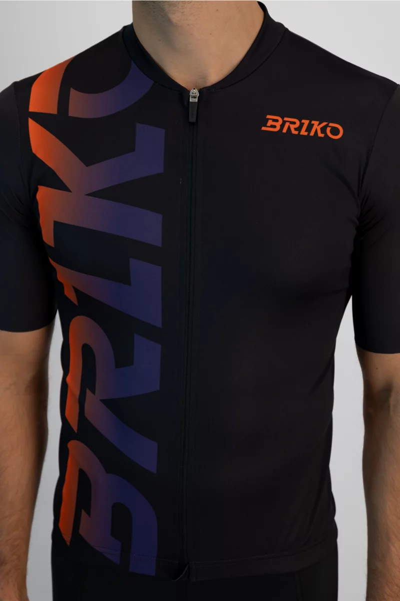 Briko Maze Script Herren Biketrikot