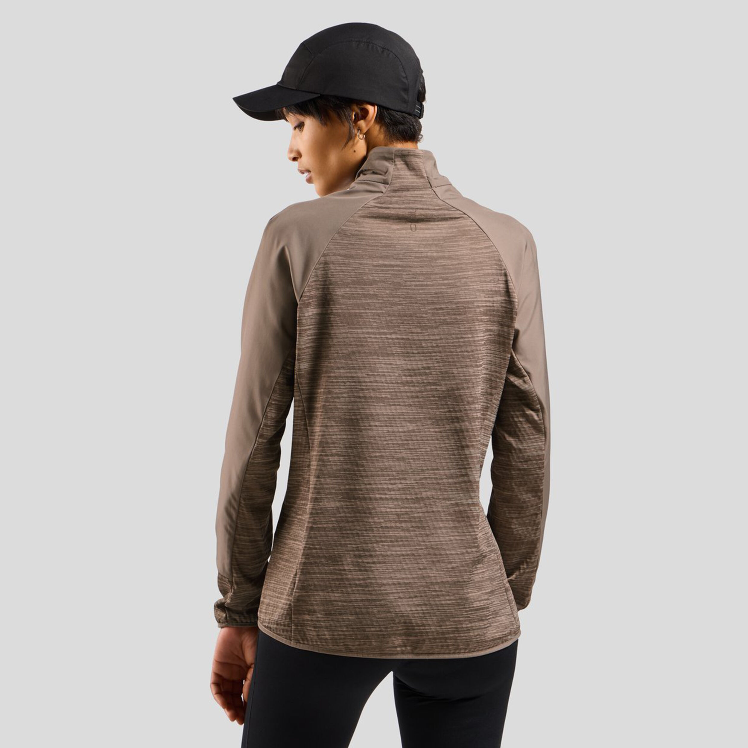 Odlo Essential Insulator Hybrid Veste Running Femmes - Gris