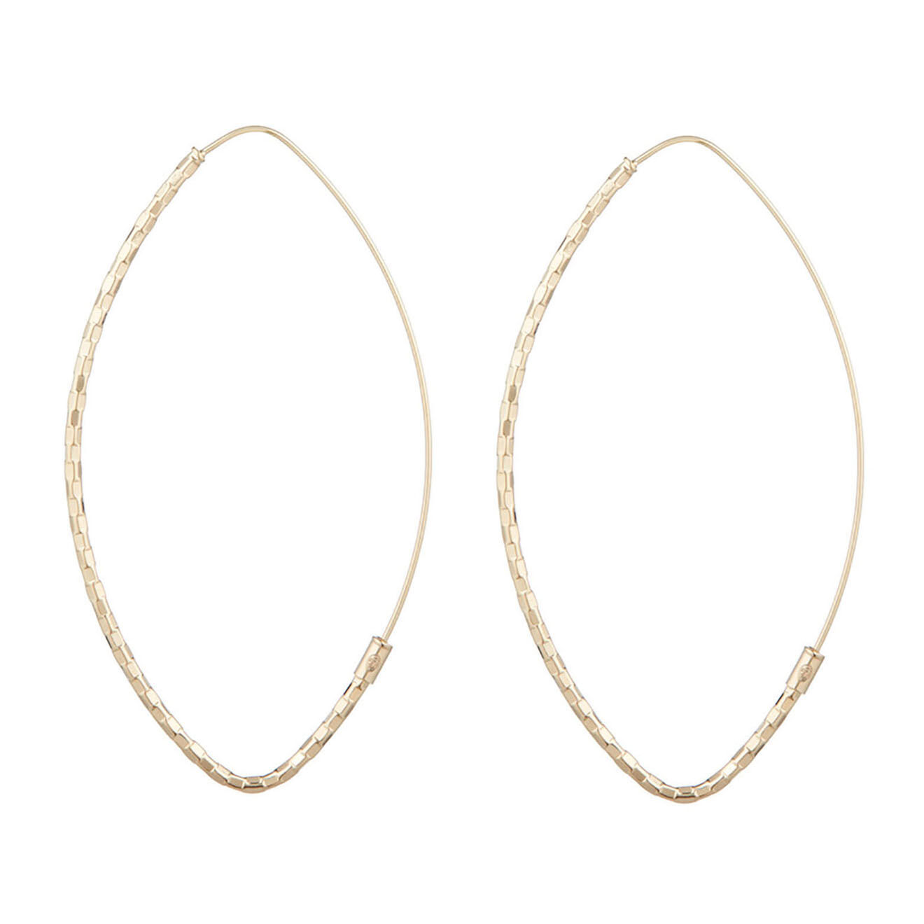 Instant d'Or Boucles d'oreilles Créoles Goutte or jaune
