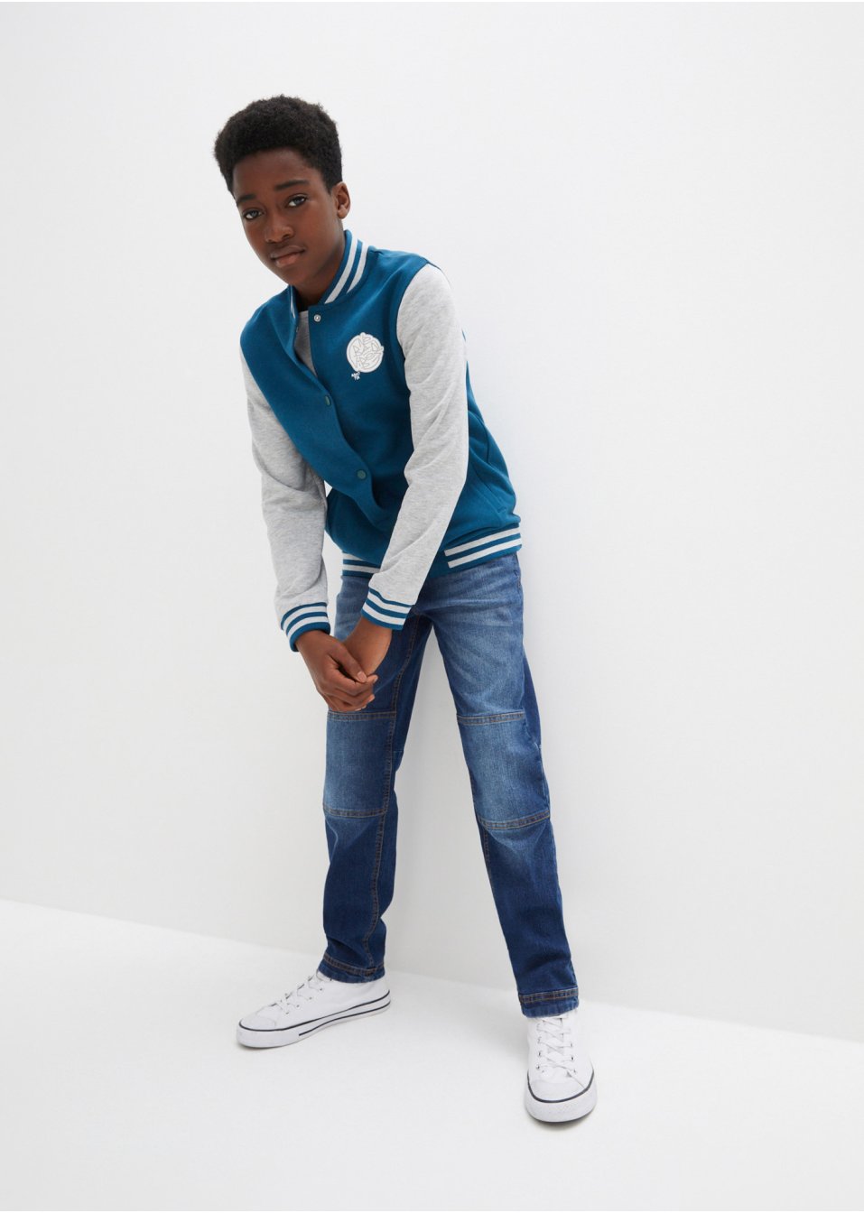 Blouson campus en sweat enfant