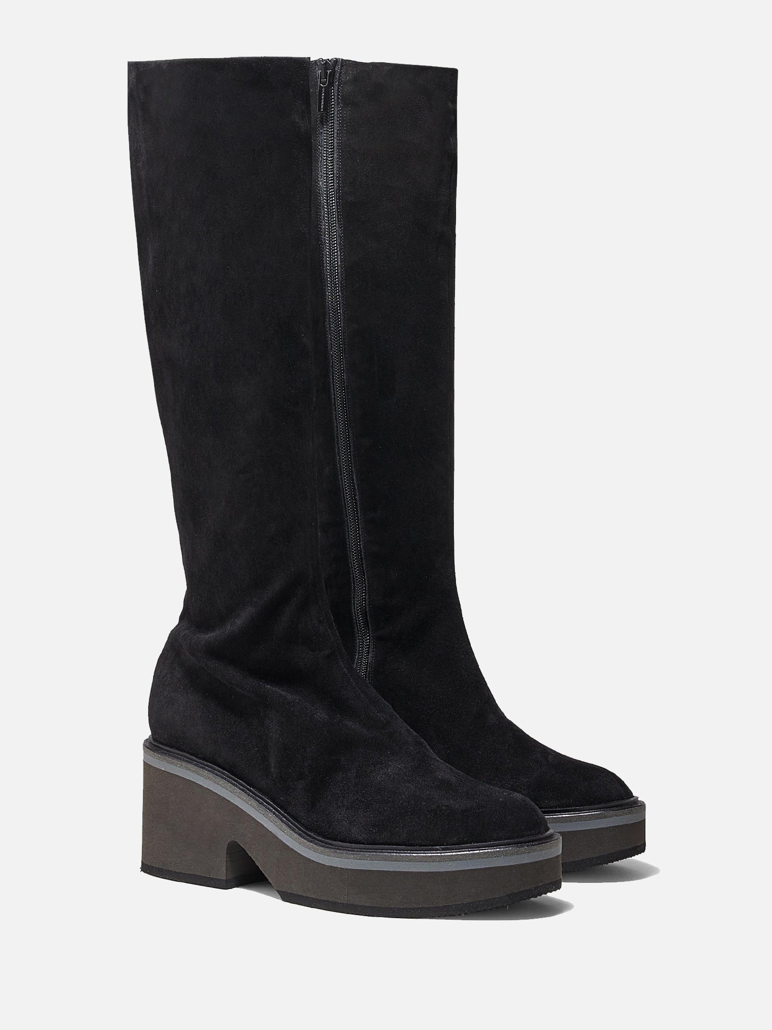 ANKI, suede stretch black