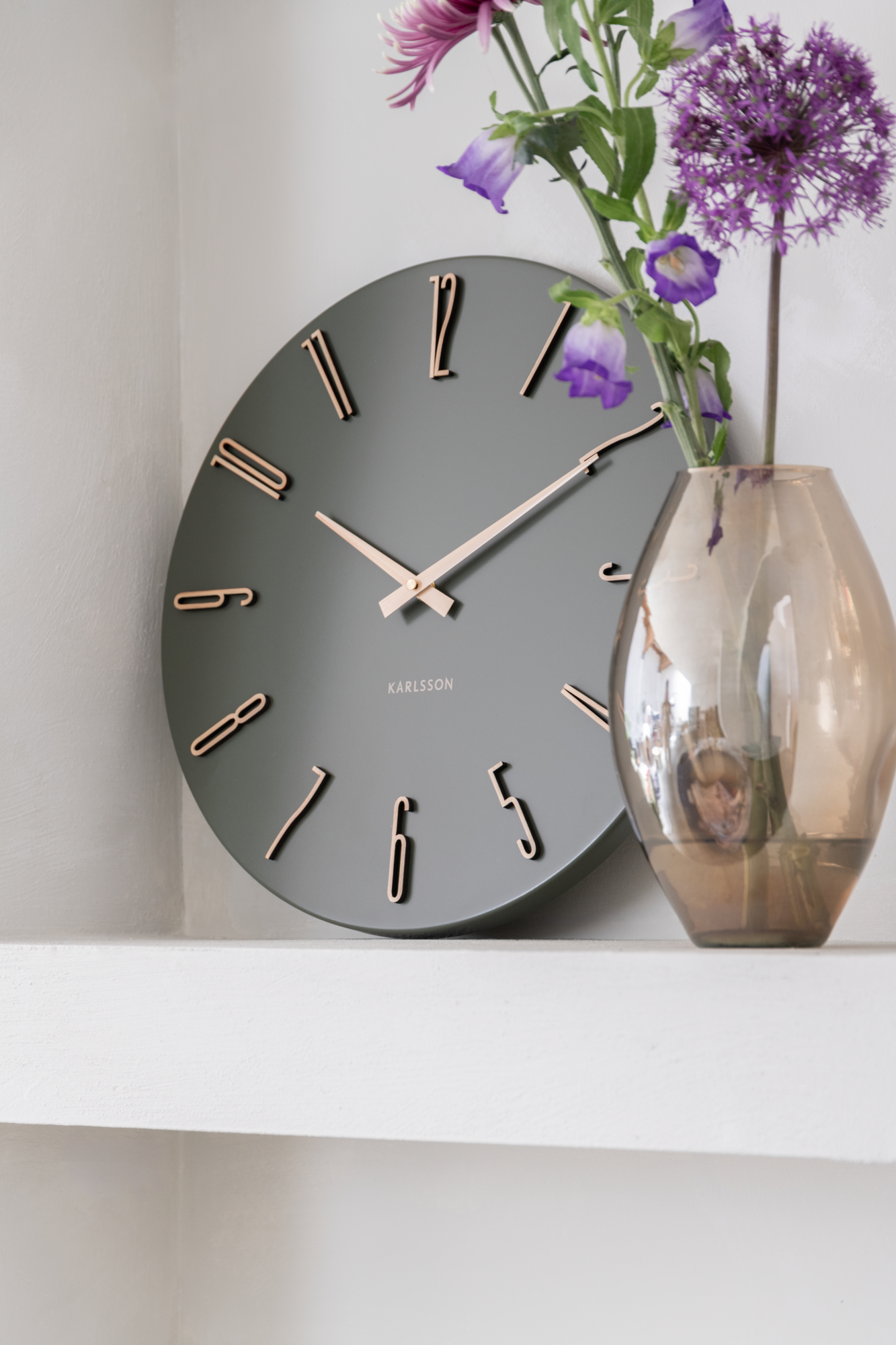 Wandklok Esmerado Luxegroen