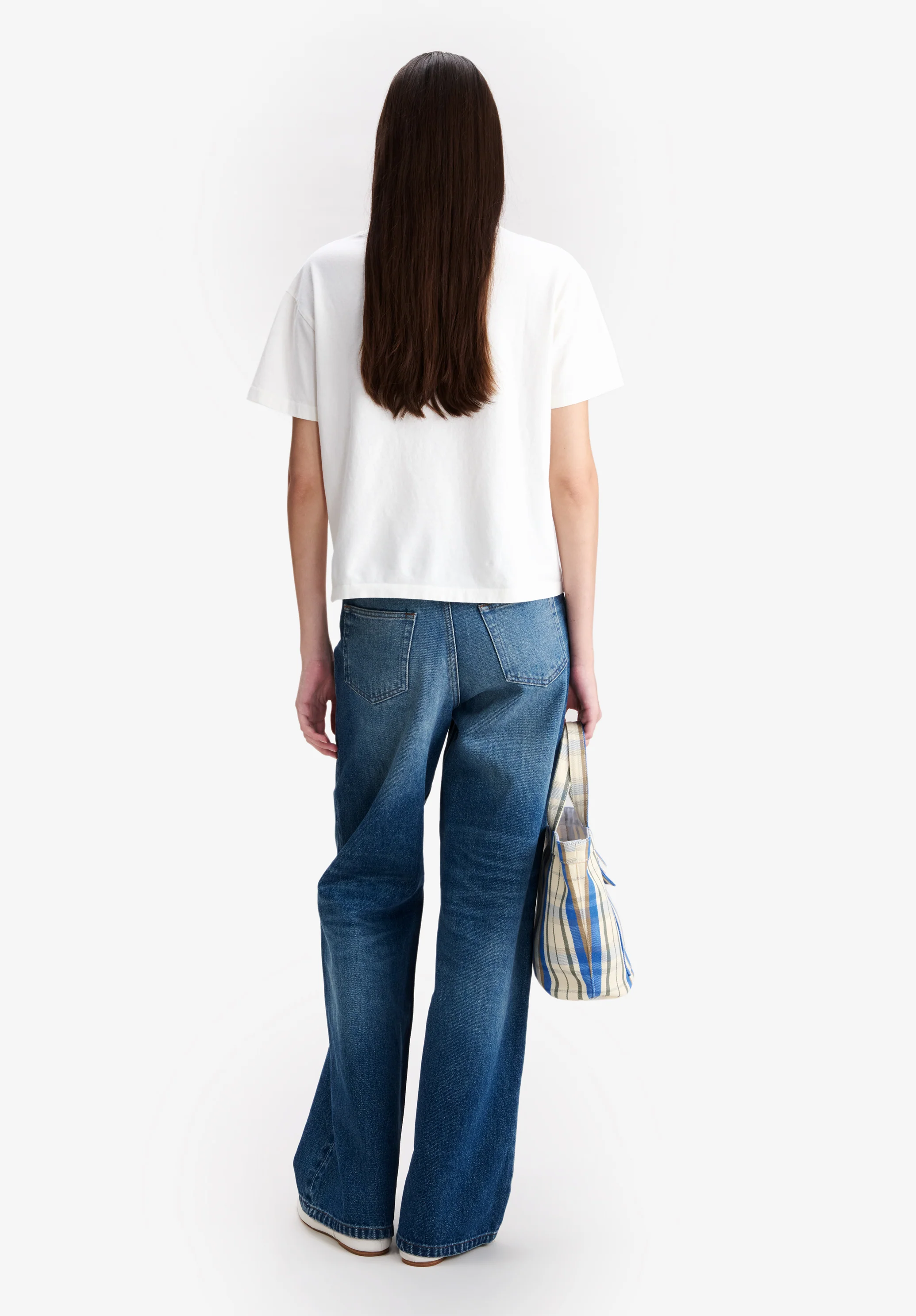 T-shirt blanc cassé à logo A.P.C. Rue Madame - Blanc casse