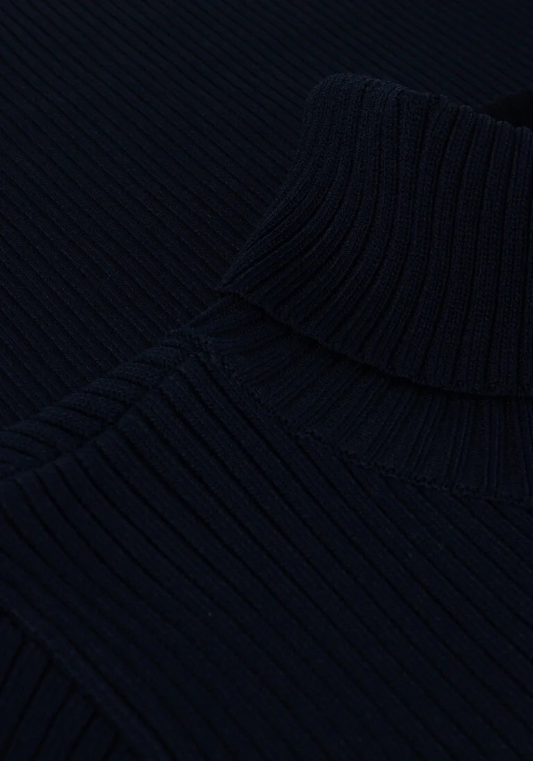 FREEBIRD blauwe freebird midi jurk knit-dry-ra-23-3