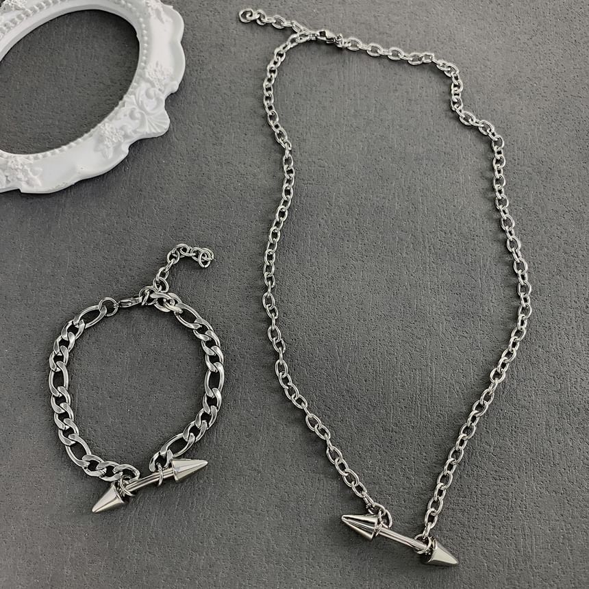 Black Degree - Stud Hanger Ketting / Armband