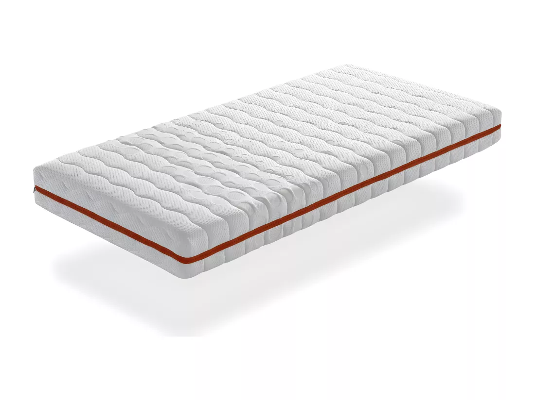 Matelas 90X190 LIT ENFANTS Epaisseur 18 CM ZAFIR Mousse Dehoussable, ideal pour lits gigognes, lit cabane et Montessori