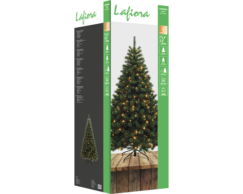 Kunstkerstboom, Lafiora Chamonix, verlicht, H 215 cm, groen, inclusief 300 LED's