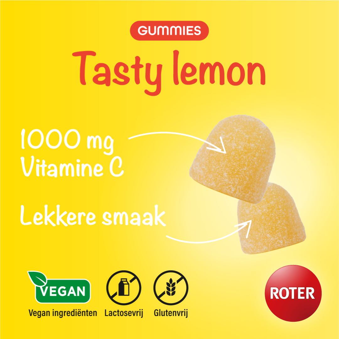 Roter Vitamine C 1000mg Tasty Lemon (30 gummies)