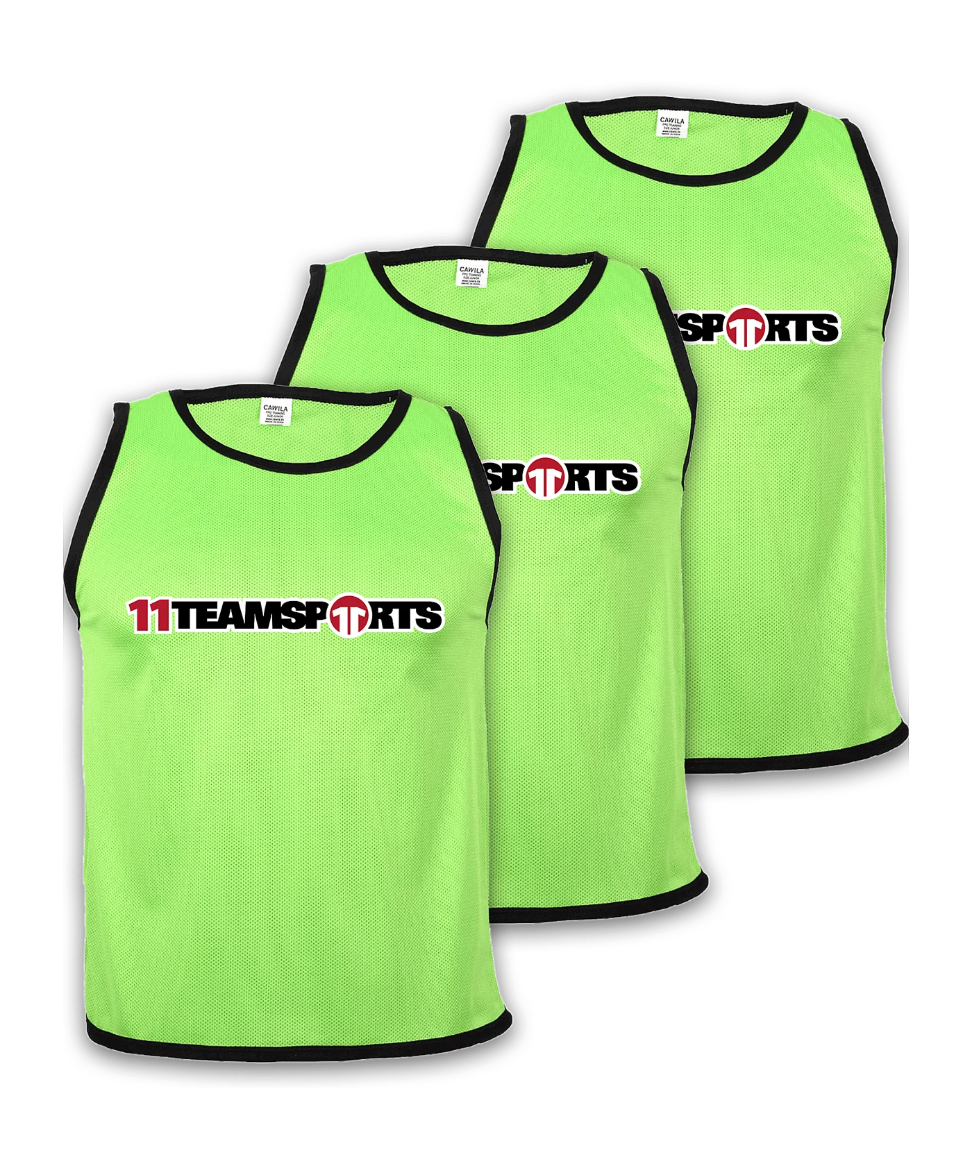 Cawila Leibchen 11teamsports 3er Set Grün
