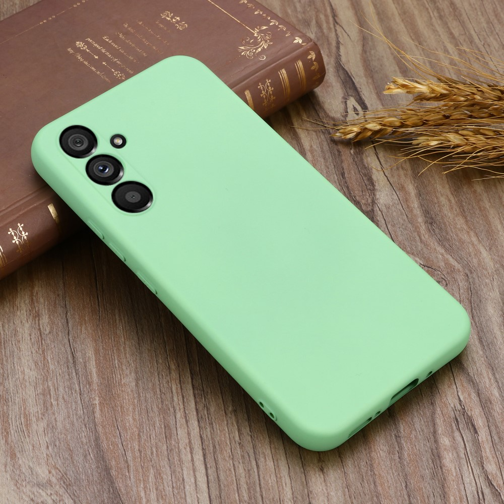 Samsung Galaxy A54 5G Silikon Case Hülle mit Kameraschutz - Grün