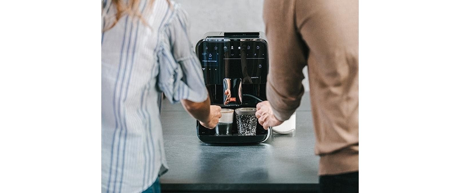 Kaffeevollautomat Barista T Edelstahl<br>Kaffeemaschine mit Bluetooth-Funktion