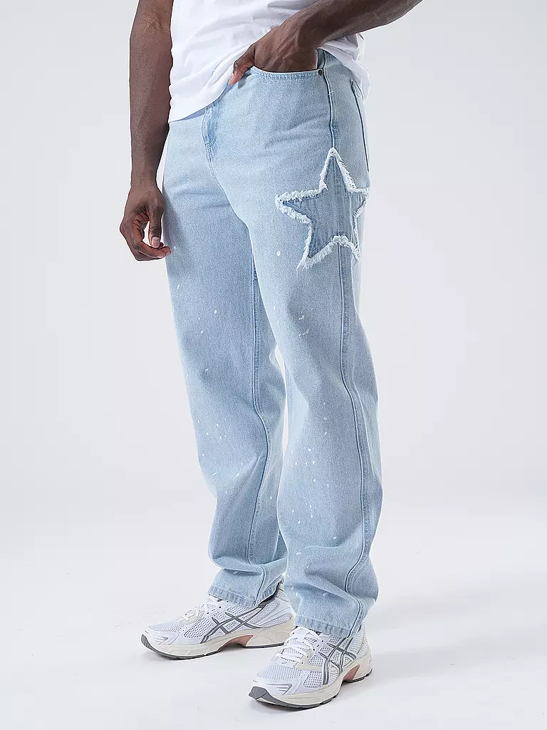 KARL KANI Jeans Baggy Fit  hellblau