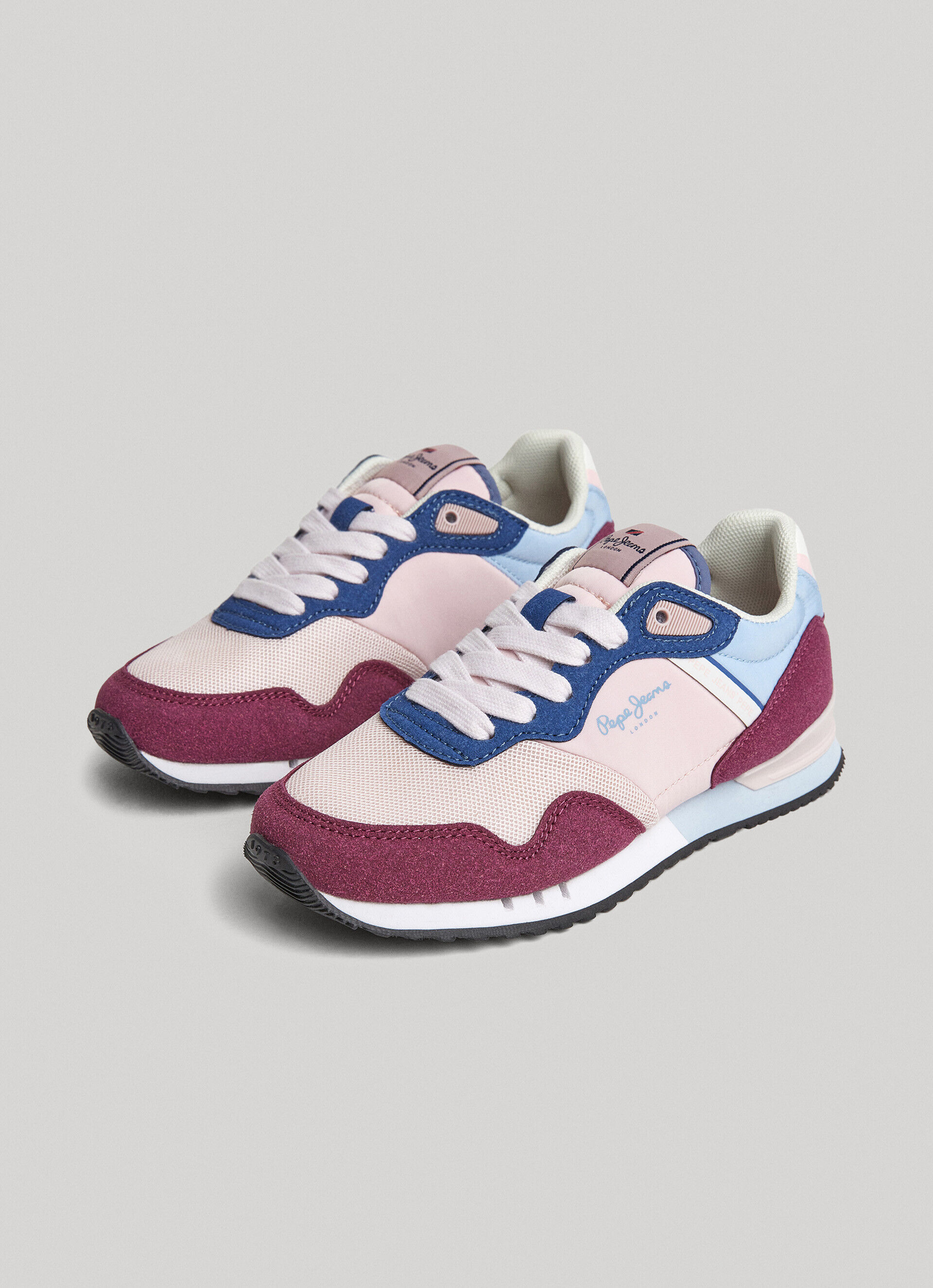 Tênis de corrida London Classic - vermelho framboesa esmagado