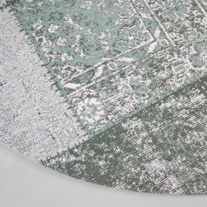 Rond Patchwork vloerkleed - Dreams Groen