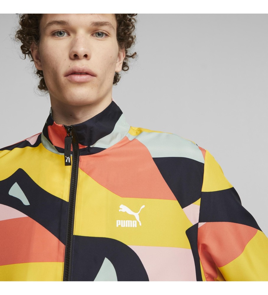 Jaqueta Puma SWxP Worldwide, Multicolorida