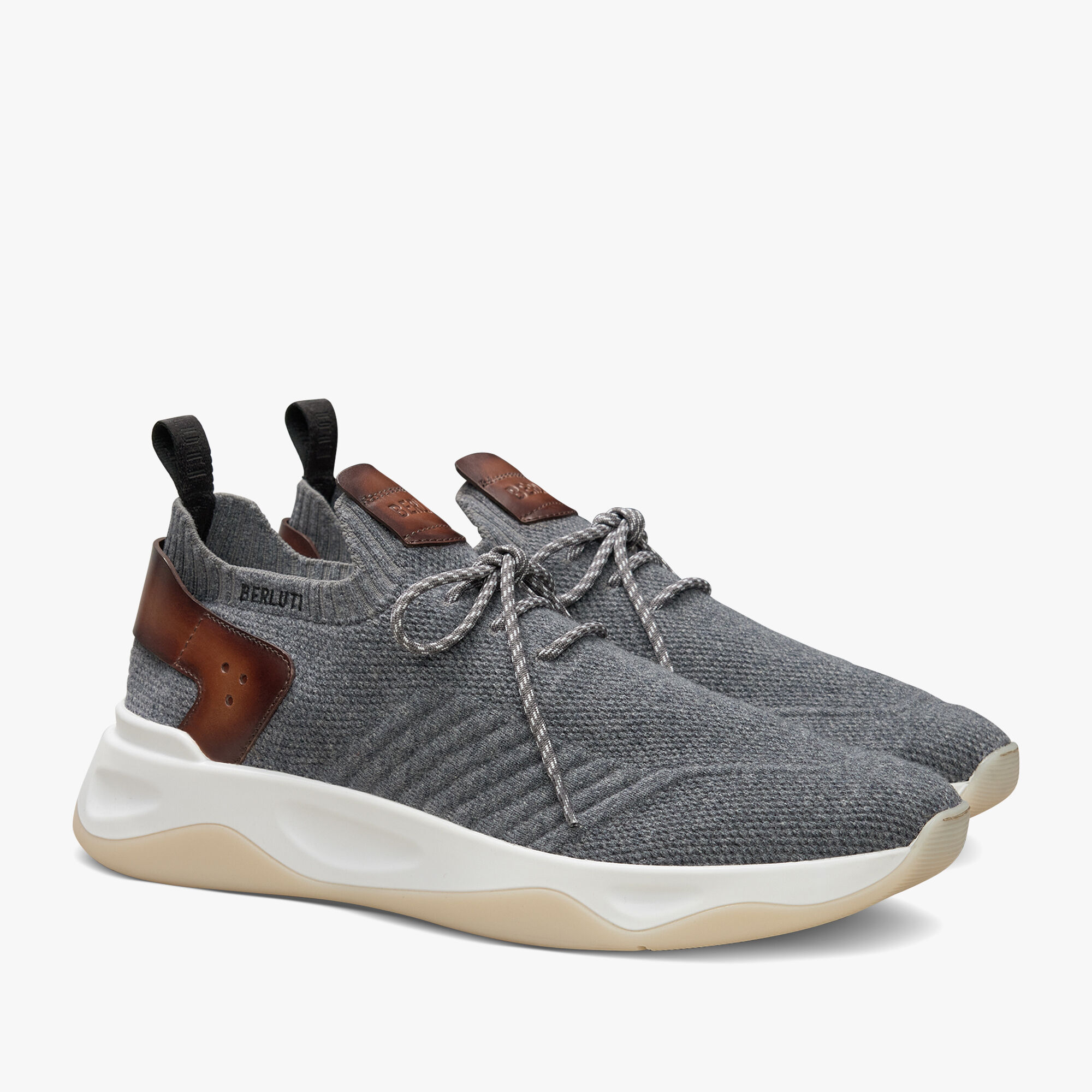 Sneaker Shadow En Cachemire Et Cuir