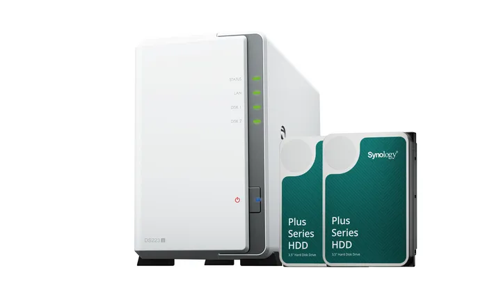 Bundle SYNOLOGY DS223J   2x HAT3310-12TB Plus Series
