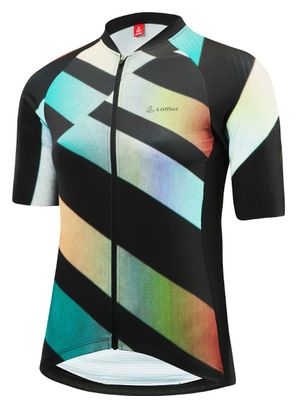 Maillot de cyclisme à manches courtes Loeffler W Maillot de Vélo FZ Statement-Noir