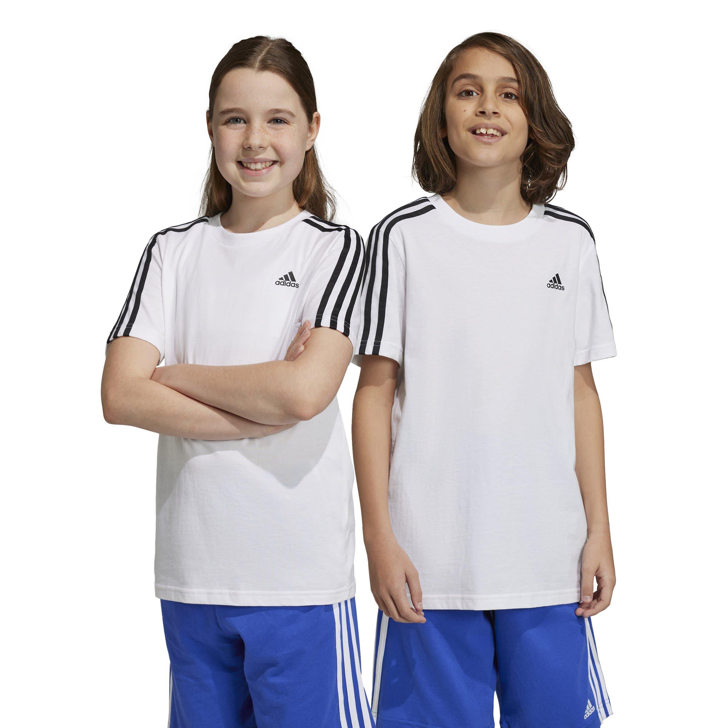 adidas 3 Stripe Essentials T-Shirt Junior