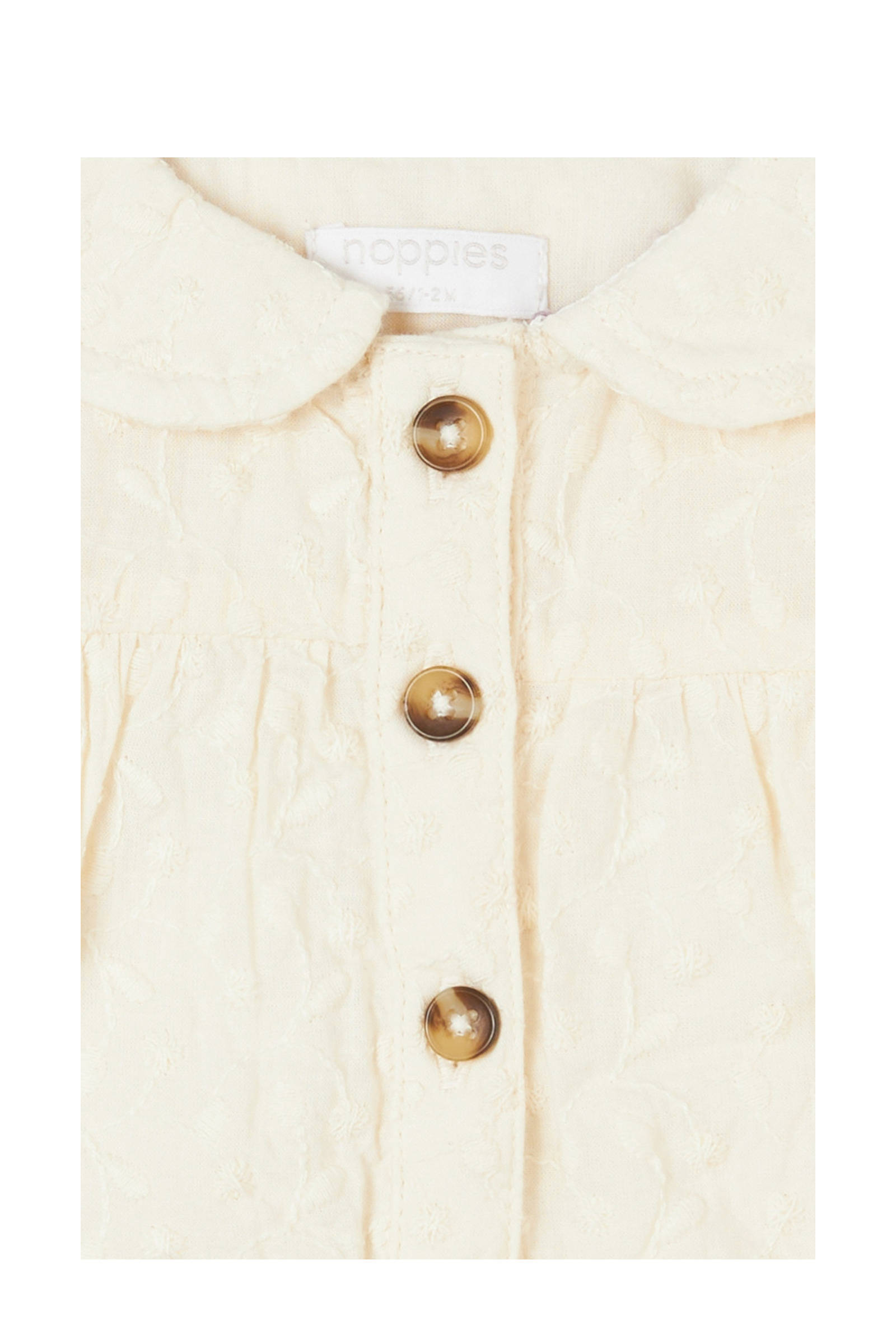 Noppies baby blouse Fabrezan ecru