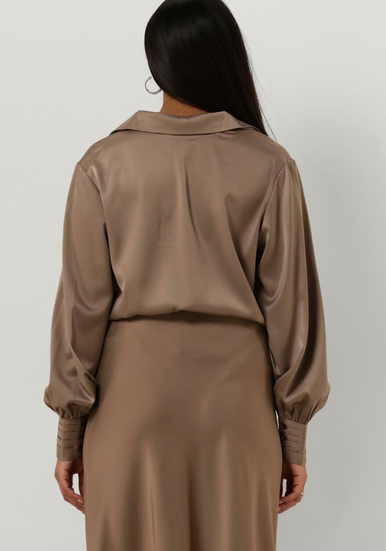 Y.A.S. taupe y.a.s. blouse yaspella ls shirt s.