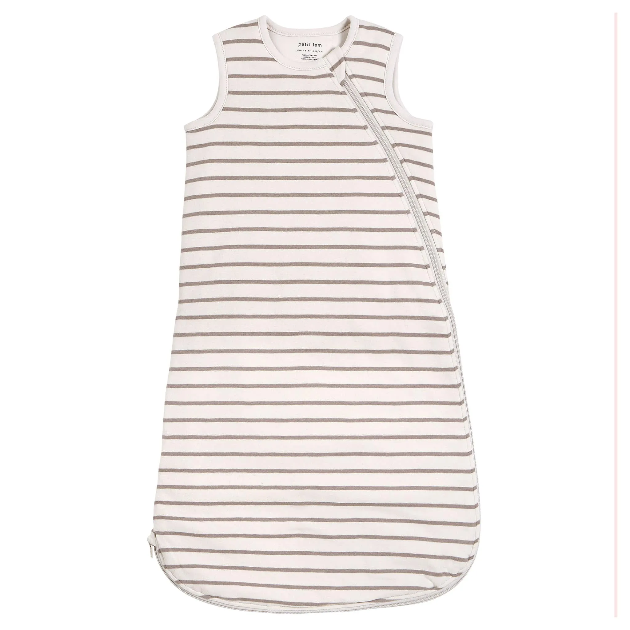 Petit Lem Sac de Nuit Rayé Moutons 0-18mois