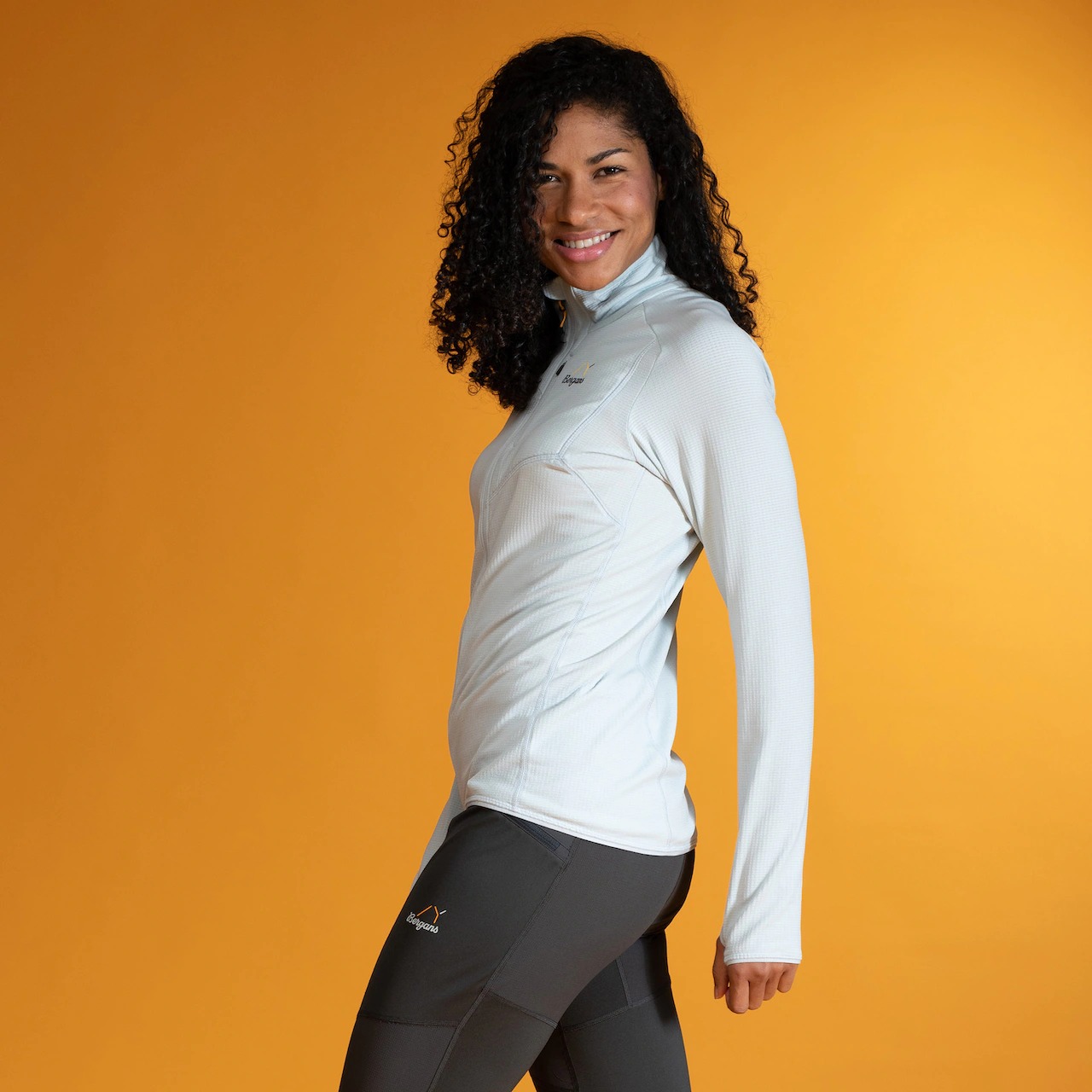 Y LightLine Essence Midlayer Jacket Dame Pearl Grey