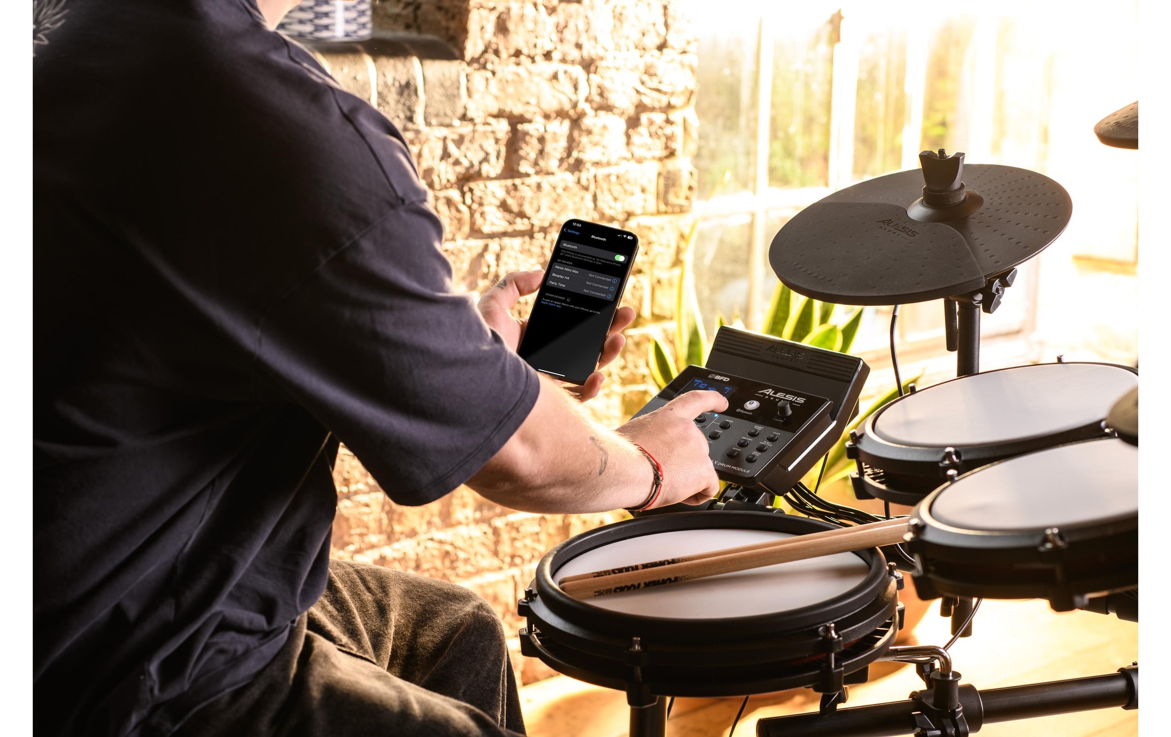Schlagzeug »Alesis Nitro Max Kit«