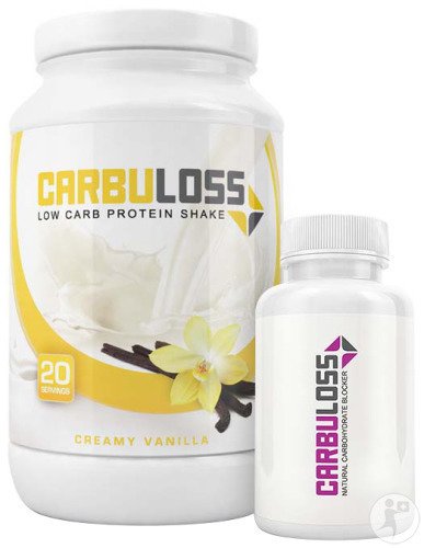 Carbuloss Bloqueur De Glucides 60 Gélules + Shake Protéiné Vanille 600g Pack Avantage
