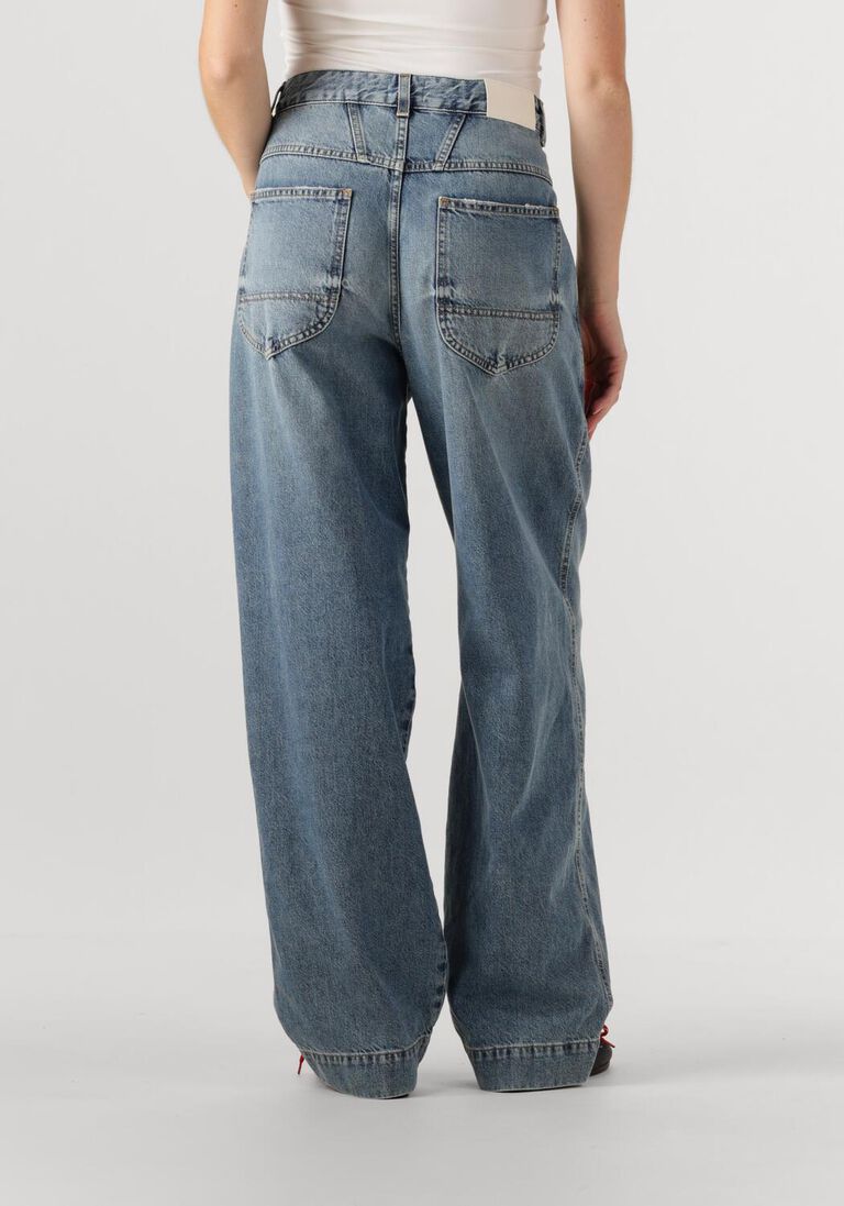 blauwe closed wide jeans deni-x