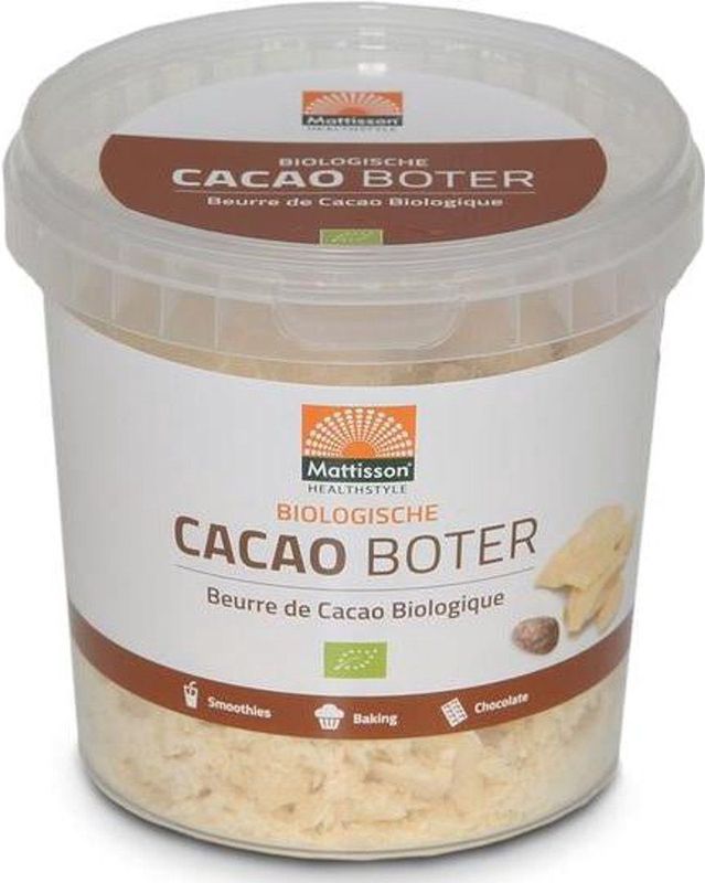 Mattisson - Biologische Cacao Boter - Vegan Cacaoboter - 300 Gram