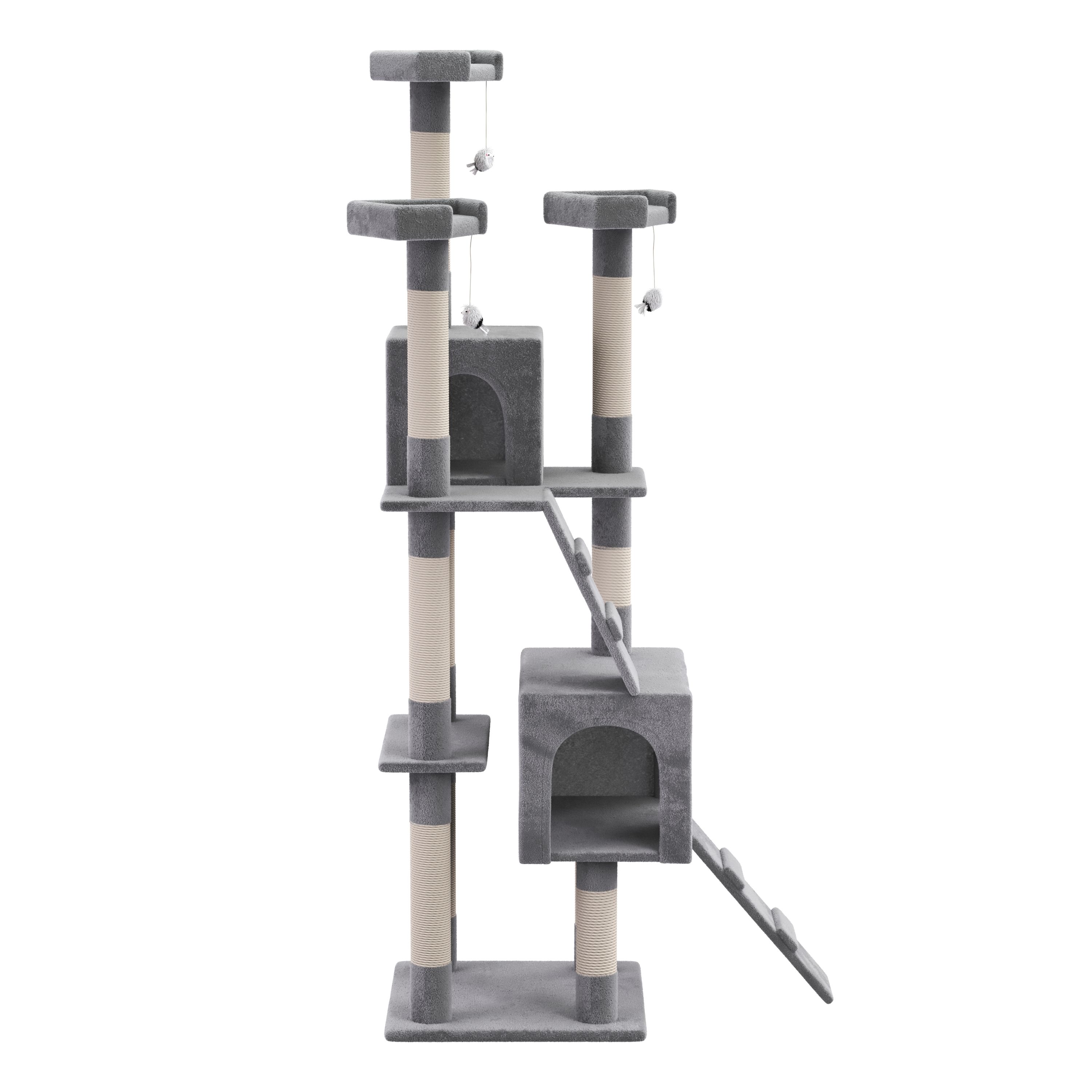 Katzenbaum MAX 182 cm grau