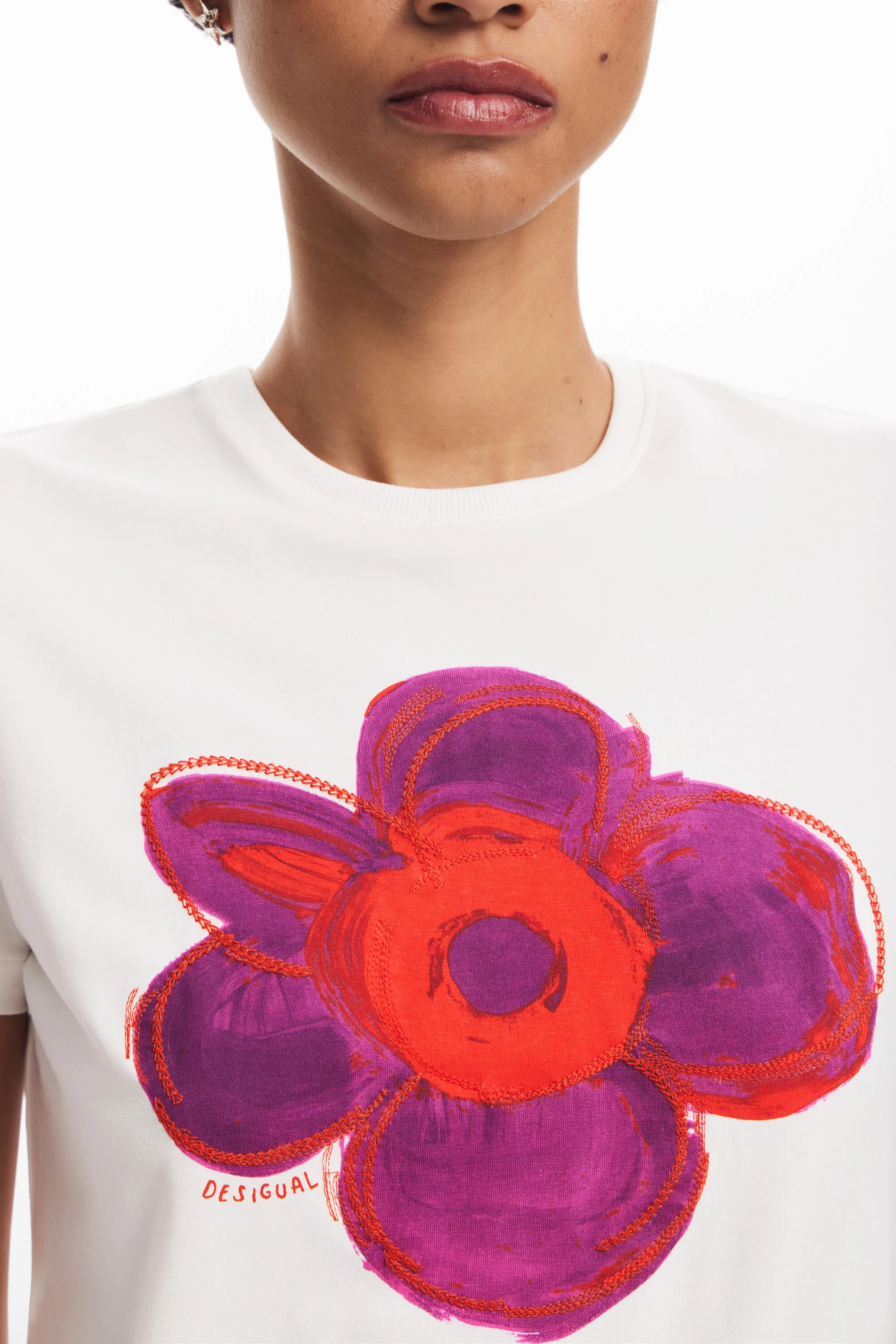 Camiseta flor