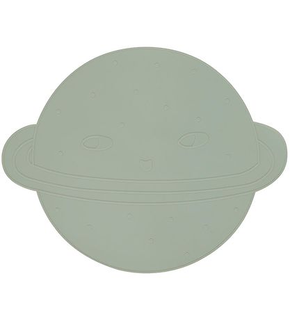 OYOY D?kkeserviet - Silikone - Planet - Pale Mint