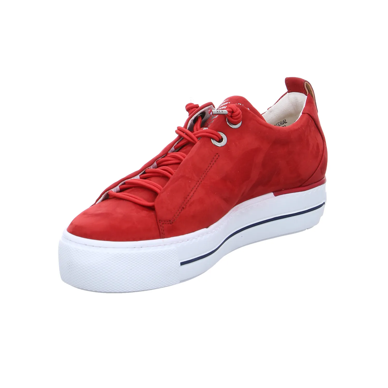 PAUL GREEN Sneaker Rot Leder