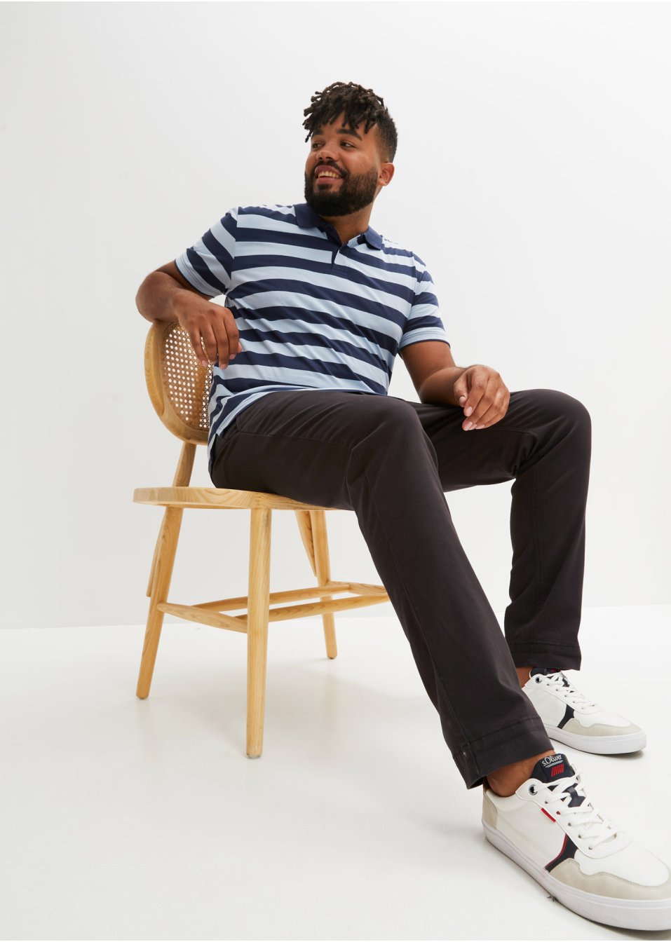 Pantalon chino Regular Fit, Tapered