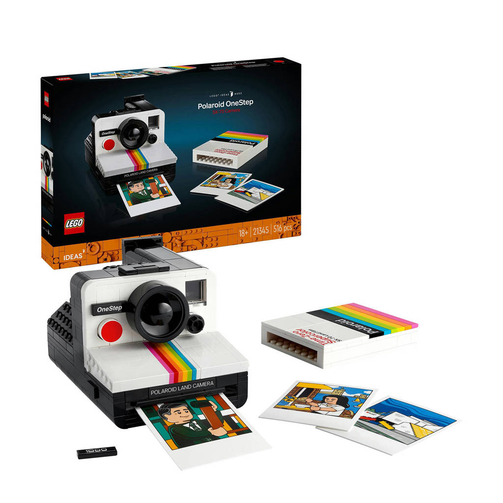 Mooi!Ideas Polaroid OneStep SX-70 camera Vintage Bouwpakket voor Volwassenen 21345