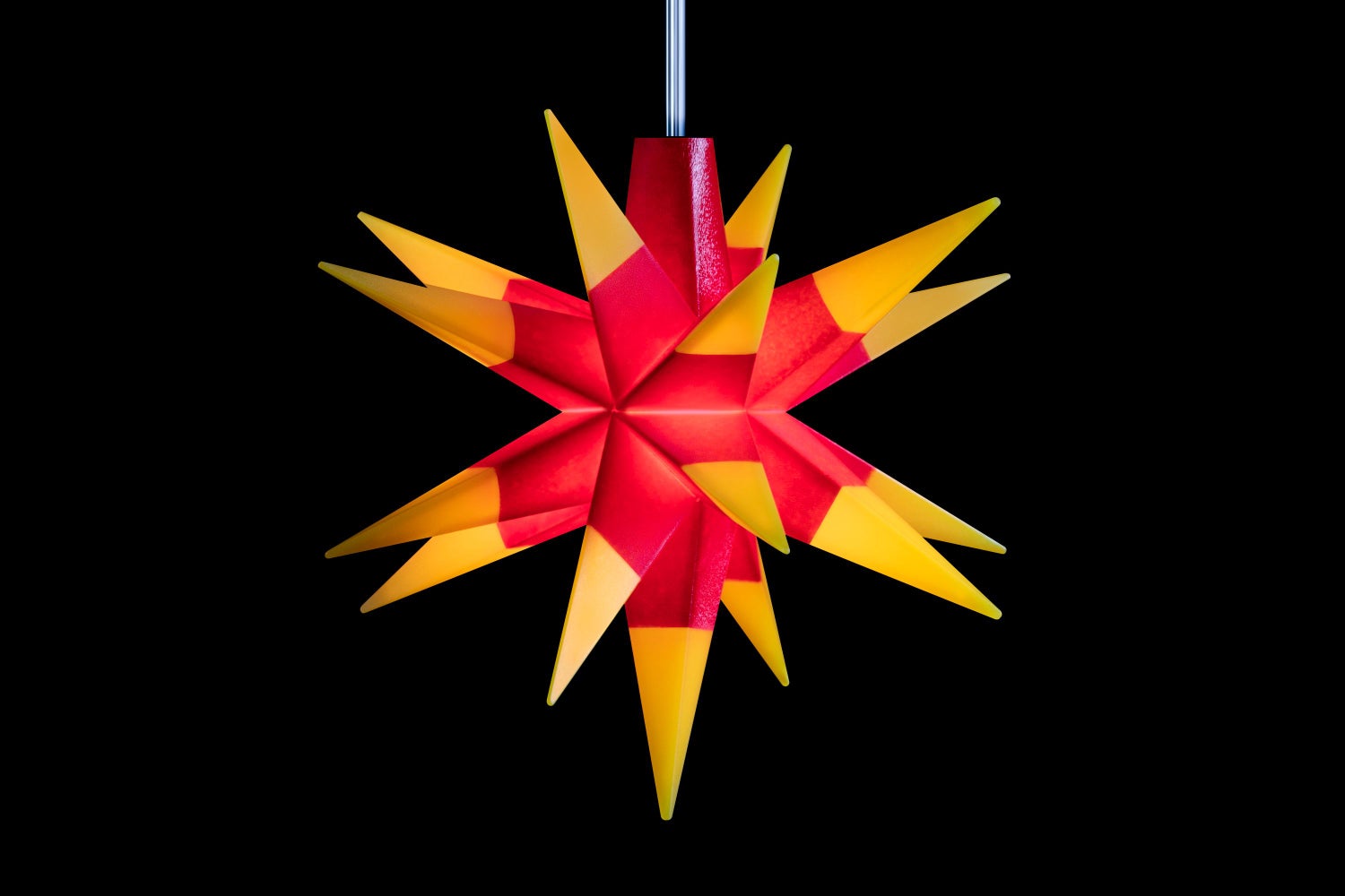Sterntaler Decoratieve Ster | Kerstster Babyster | 18 Punten | 8cm | Binnen | LED | Werkt op batterijen | Met timer