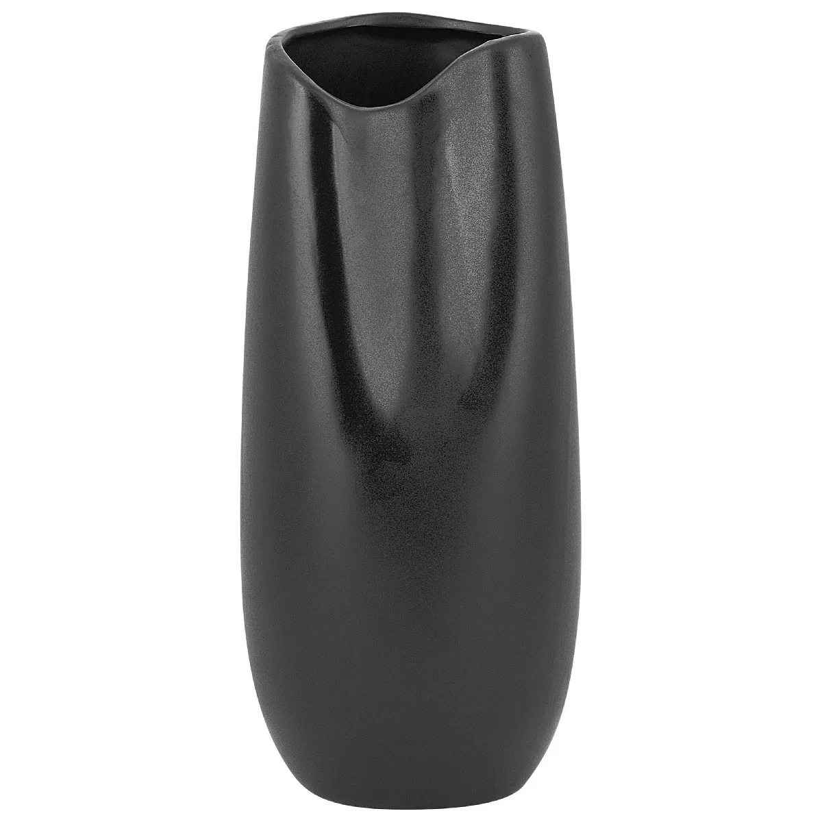 BELIANI Vase DERBE - Céramique Noir