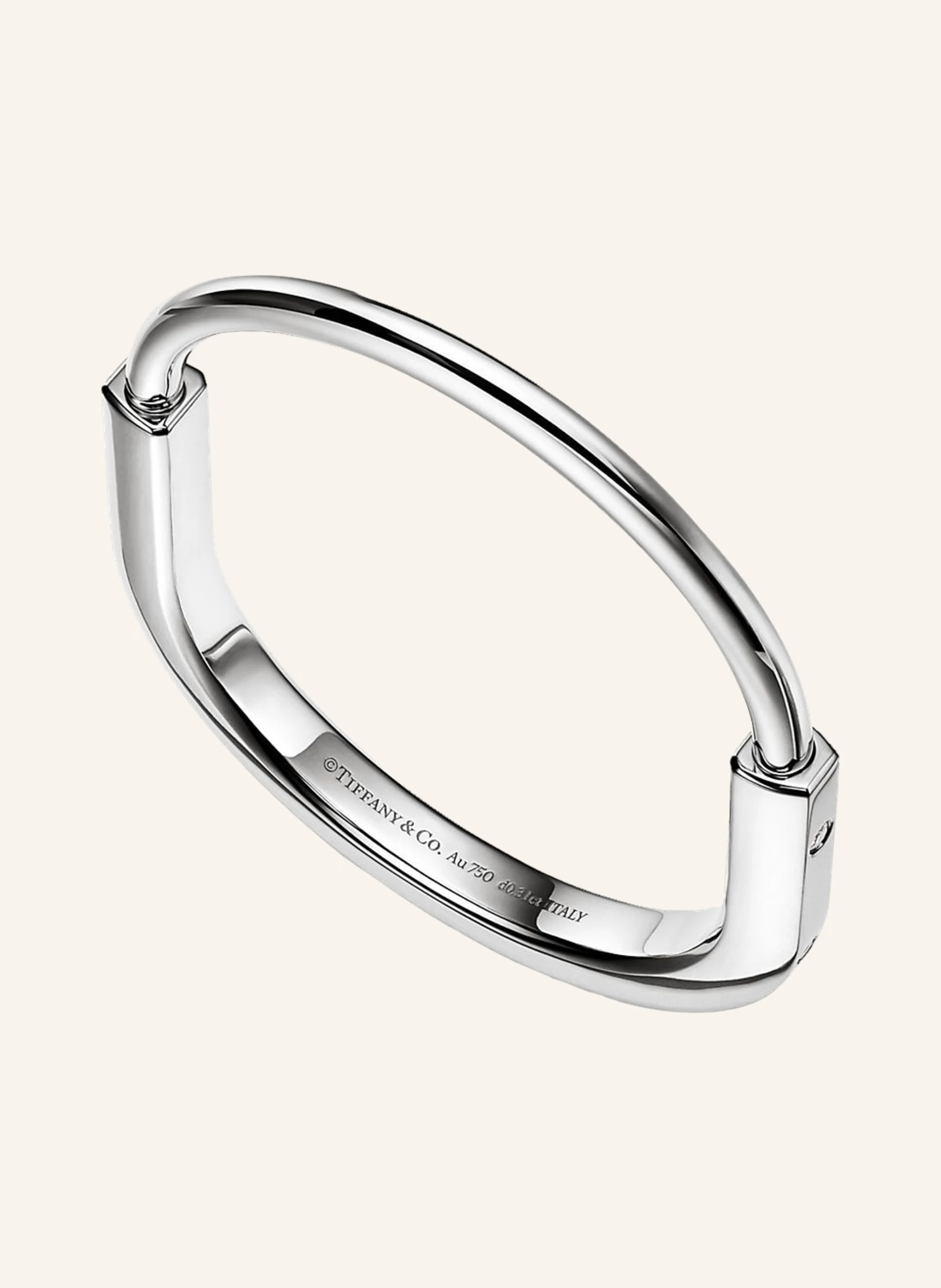 TIFFANY & Co. Tiffany Lock ARMREIF aus 18 Karat Weißgold