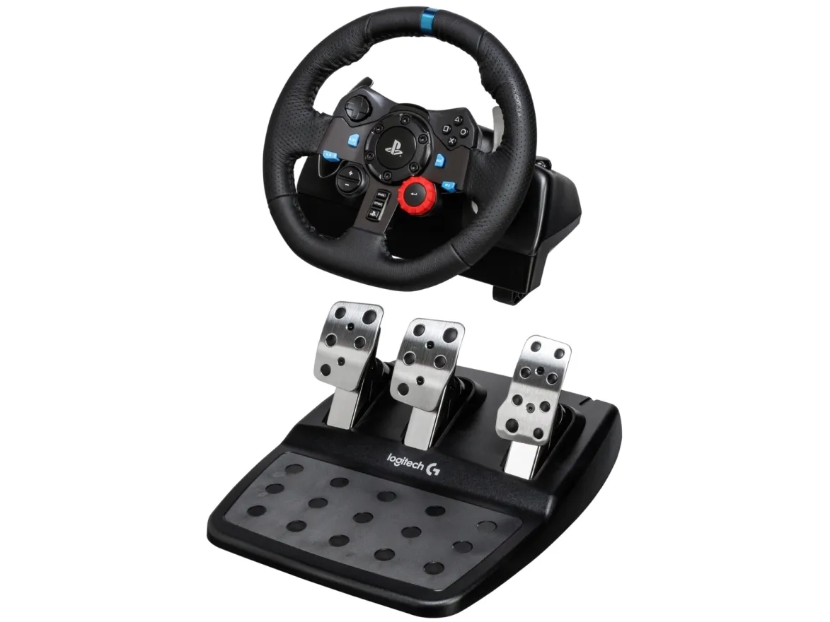 Logitech® | G29 Driving Force - Rat og pedalsæt - kabling - for; Sony PlayStation 3/4/5