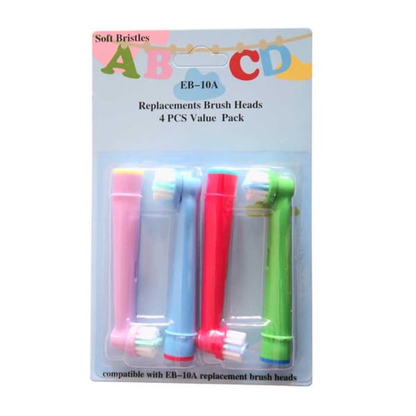4-pack oral-b barn barn eb-10a kompatibelt tannbørstehode